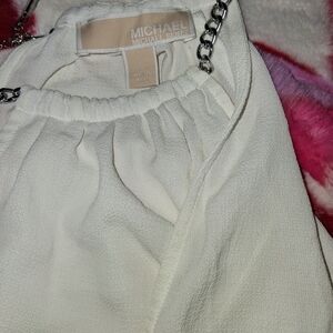 Michael Kors White Top with Chain Straps